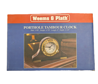 Porthole Tambour Clock